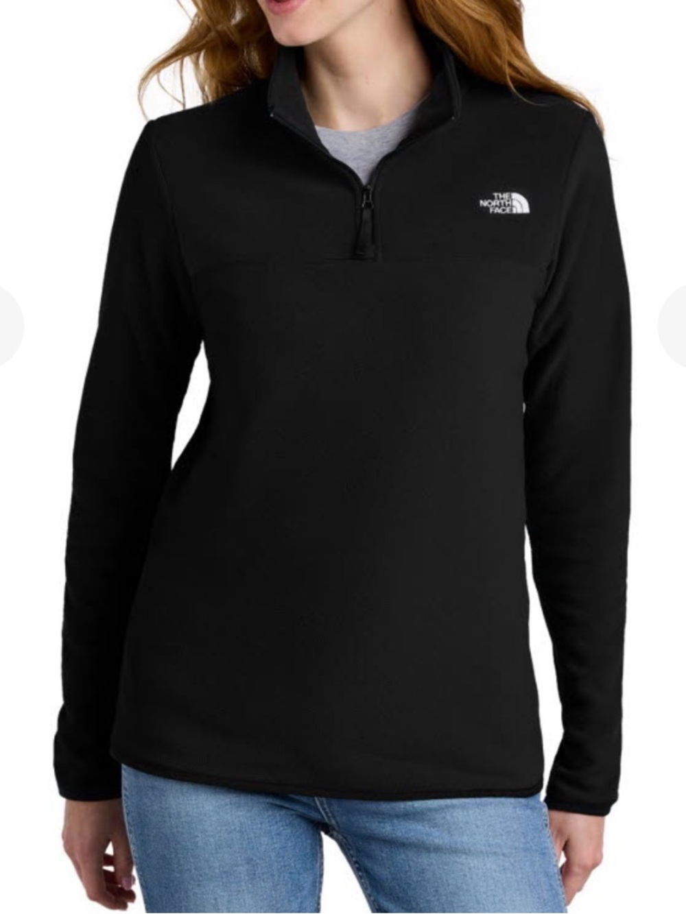 The North Face Women's Black Quarter-Zip Fleece Pullover